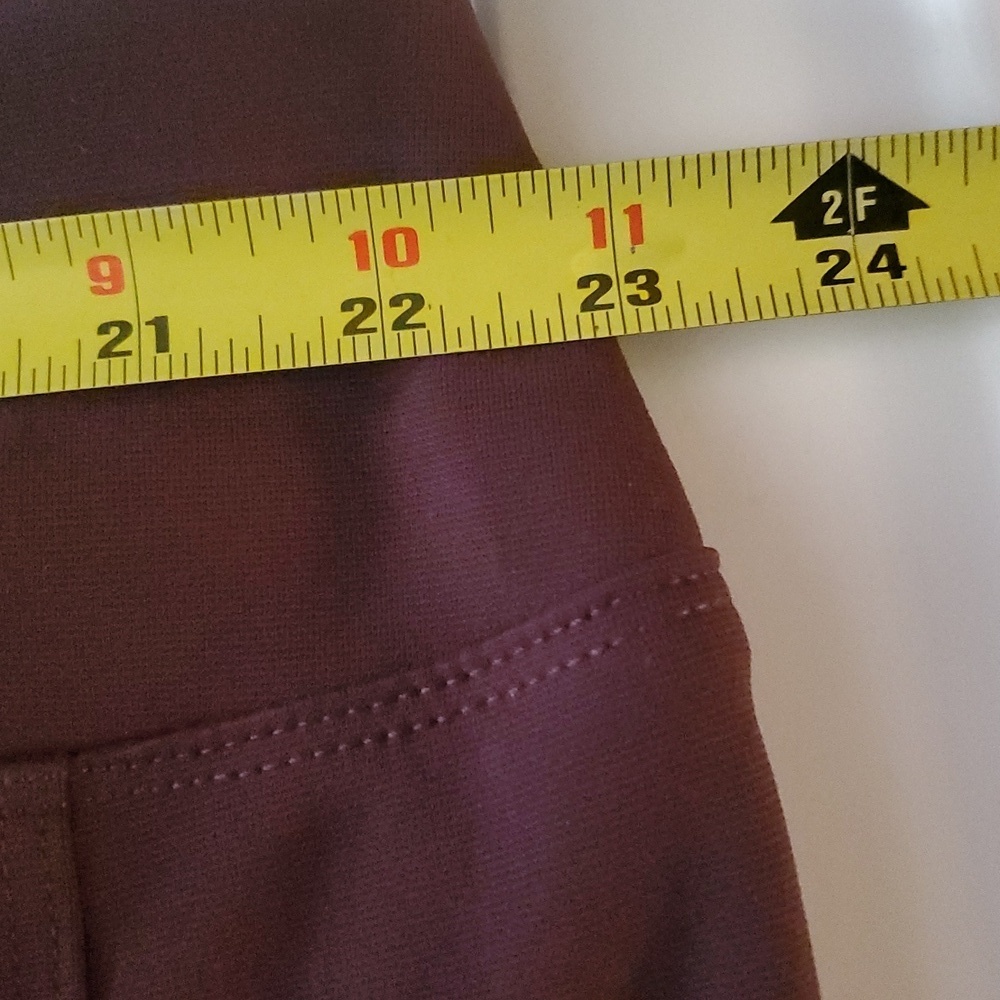 Womens Carhartt Brown Fitted Leggings Size 2X Zip Pocket - Picture 11 of 12